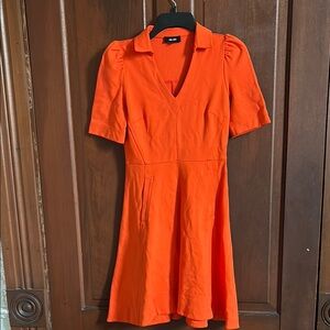 ME + EM fit and flair dress EUC